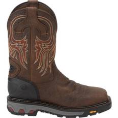 Justin's Driscoll - Tumbled Mahogany Brown Buffalow Wp St