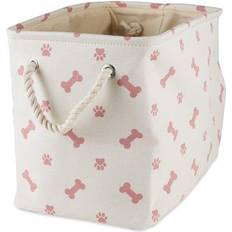 Storage Boxes on sale Contemporary Home Living Imports Polyester Rectangle Pet Bin Paws & Bones Large Storage Box