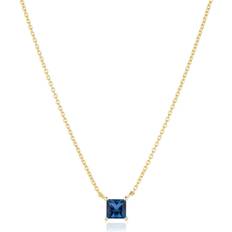 Sif Jakobs Ellera Quadrato Pendant Necklace - Gold/Blue