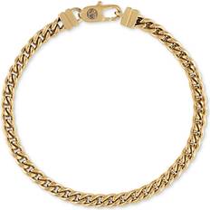 Esquire Esquire Men's Jewelry Men's Goldtone Ion-Plated Stainless Steel Link Bracelet