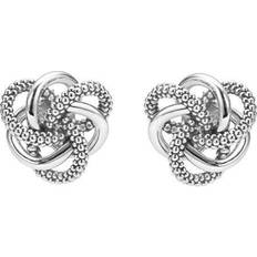Lagos Love Knot Stud Earrings - Silver/Gold