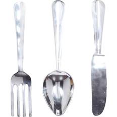 Bayden Hill Litton Lane Silver Aluminum Traditional (Set of 3) Gray Cutlery