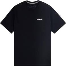 Patagonia L - Men T-shirts Patagonia P-6 Logo Responsibili-T-shirt - Black