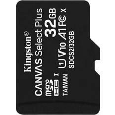 32 GB - microSDHC Memory Cards Kingston Canvas Select Plus microSDHC Class 10 UHS-I U1 V10 A1 100MB/s 32GB +Adapter