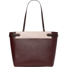Madison Colorblock Saffiano Leather East West Laptop Tote