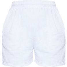 PrettyLittleThing White Pants & Shorts PrettyLittleThing Sweat Pocket Runner Shorts - White