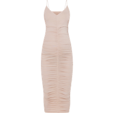 PrettyLittleThing Maternity Contour Jersey Short Sleeve Midi Dress Cream  (CMU1101) • Price »