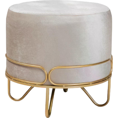 Baxton Studio Lucienne Seating Stool 17.5"