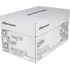 Office Depot Copy Paper Office Depot white copy paper, 8 1/2in. x 11in, 20 lb, 500 sheets per ream, case of 10 reams, 40402786