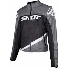 Shot Softshell Lite Motocross Jacket, black-grey, Size S, black-grey, Size Black Grey