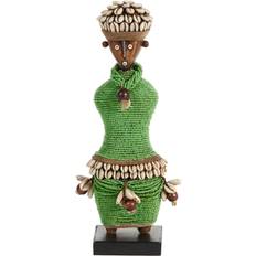 Deco 79 Hand-Crafted Pine Wood Namji Fertility Doll, Small, 14509