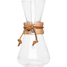 London Sip 8-Cup Glass Pour Over Carafe with Reusable Filter ,Clear