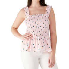 Kate Spade Pineapple Smock Shirt - Pink Salt