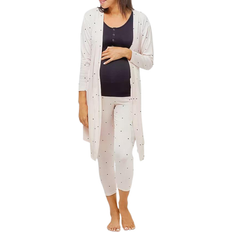 Nom Maternity Second Skin Maternity Robe Dots