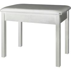 On-Stage Keyboard/Piano Bench (White) White