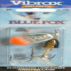 Blue Fox Classic Vibrax Size 4 Inline Spinner 3/8 oz Silver/Silver