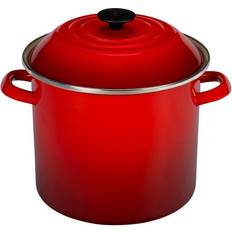 Le Creuset Cerise Enameled Steel with lid 4 gal 12 "