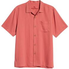 Tommy Bahama Coastal Breeze Silk Blend Button-Up Shirt - New Red Sa