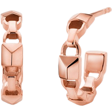 Mini hoops Michael Kors Mercer Link Mini Hoops - Rose Gold