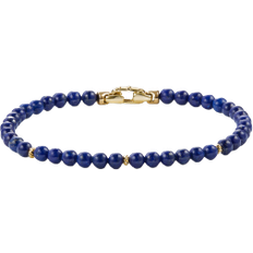David Yurman Bijoux Spiritual Beads Bracelet - Gold/Lapis