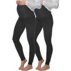 Lot of 2 A Pea in the Pod Maternity Leggings Black and Gray