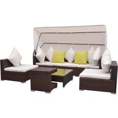 Patio Furniture vidaXL 42749 Outdoor Lounge Set, 2 Table incl. 5 Sofas