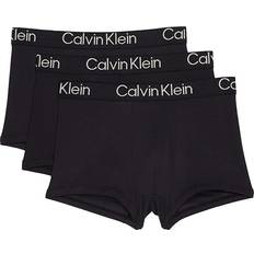 Calvin Klein Briefs Men's Underwear Calvin Klein Eco Pure Modal Trunks 3-pack - Black