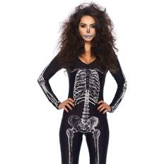 Costumes Leg Avenue X-Ray Skeleton Catsuit with Zipper Costume