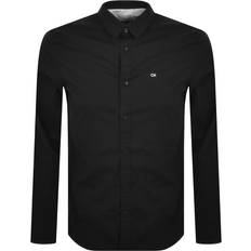 Calvin Klein Slim Poplin Stretch Shirt - Ck Black