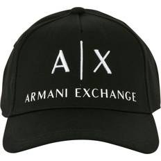 Blue Accessories Armani Exchange Men's Ax Logo Cap Black/White