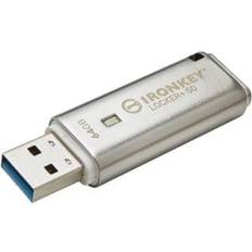 64 GB - USB 3.2 (Gen 1) Minnepenner Kingston IronKey Locker+ 50 64GB