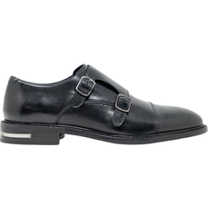 44 ½ - Herren Monks Walk London Oliver Monk Strap - Black