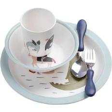 Sebra Barneserviser Sebra Melamine Dinner Set Dragon Tales