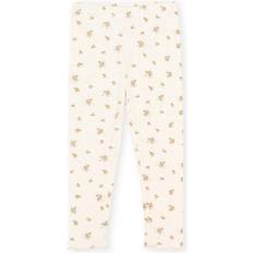 Konges Sløjd Minnie Pointelle Leggings - Pluie De Fleur Yellow (KS3618)