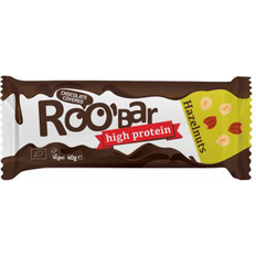 ROOBAR Proteinbar hasselnöt med chokladöverdrag 40 g 16-pack