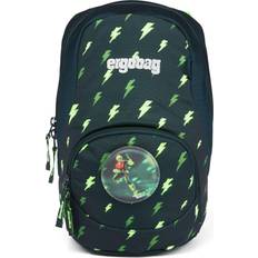 Ergobag Ease Flashlight Ryggsäck 6L, Black Green Blizzard