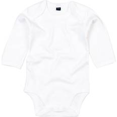 Babybugz Baby's Unisex Organic Long Sleeve Bodysuit - White