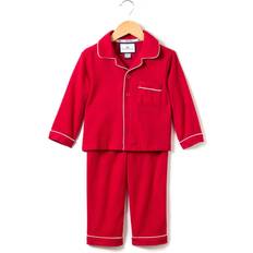 Petite Plume Kid's Classic Flannel Pajama Set - Red