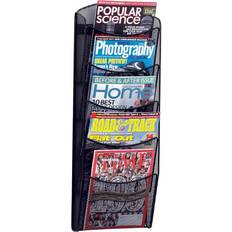 Newspaper Racks 5 Pocket Onyx Magazine Rack