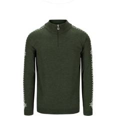 Herre - Ski Overdeler Dale of Norway Geilo Sweater Men's - Dark Green/Off White