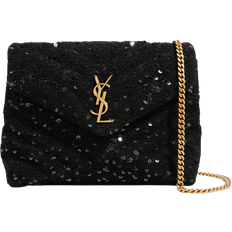 Saint Laurent Loulou Small Sequin Shoulder Bag