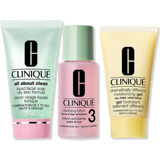 Kombinert hud Gaveeske & Sett Clinique Skin School Supplies Cleanser Refresher Course Set Combination Oily