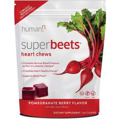 HumanN SuperBeets Heart Chews Pomegranate Berry Flavor 60 Stk.