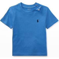 Boy's Logo Embroidered T-Shirt, 3-24M HEATHER
