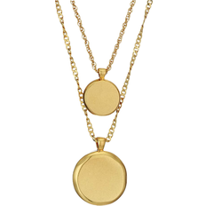 Madewell Coin Necklace Set - Gold
