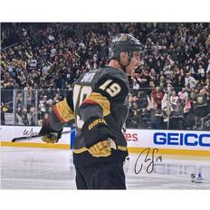 Tristan Jarry Pittsburgh Penguins Fanatics Authentic Autographed 16 x 20  Black Jersey In Net Photograph