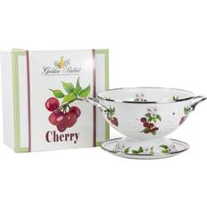 Oven Safe Colanders Golden Rabbit Cherry Garden Colander 9.25"