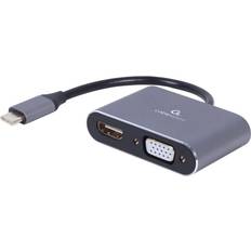 Gembird USB C-HDMI/VGA 3.0 M-F 0.2m