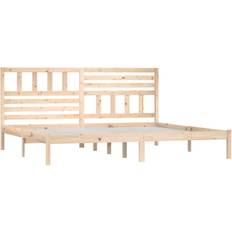 vidaXL Solid Pine 100cm Bettrahmen 180x200cm