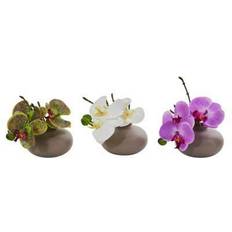 Nearly Natural Phalaenopsis Orchid Artificial Arrangement Decorative Item 3